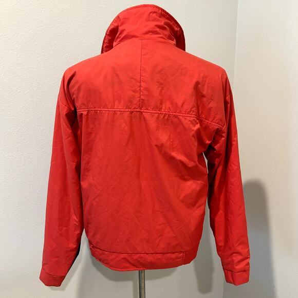 Vtg 80s Woolrich Mens Jacket Coat Red Blue Thinsulate Puffer Anorak Full Zip - Picture 3 of 10
